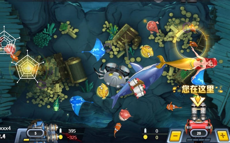 海王捕鱼-简单游戏